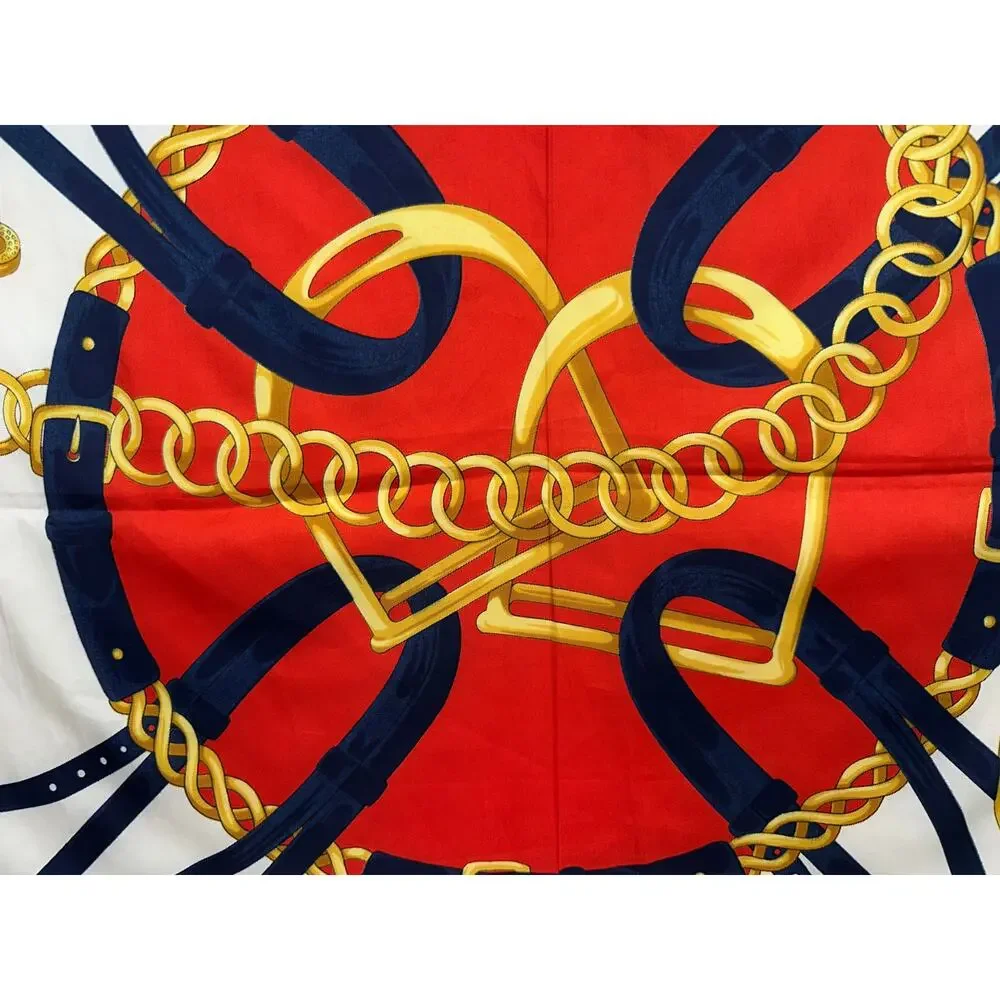 Large Square 100% Silk Scarf 34.5